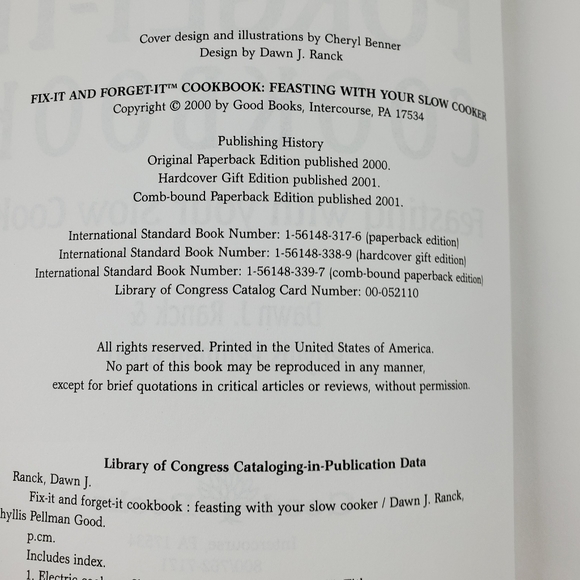 Fix It and Forget It vintage Cookbook 2000 - Picture 3 of 4